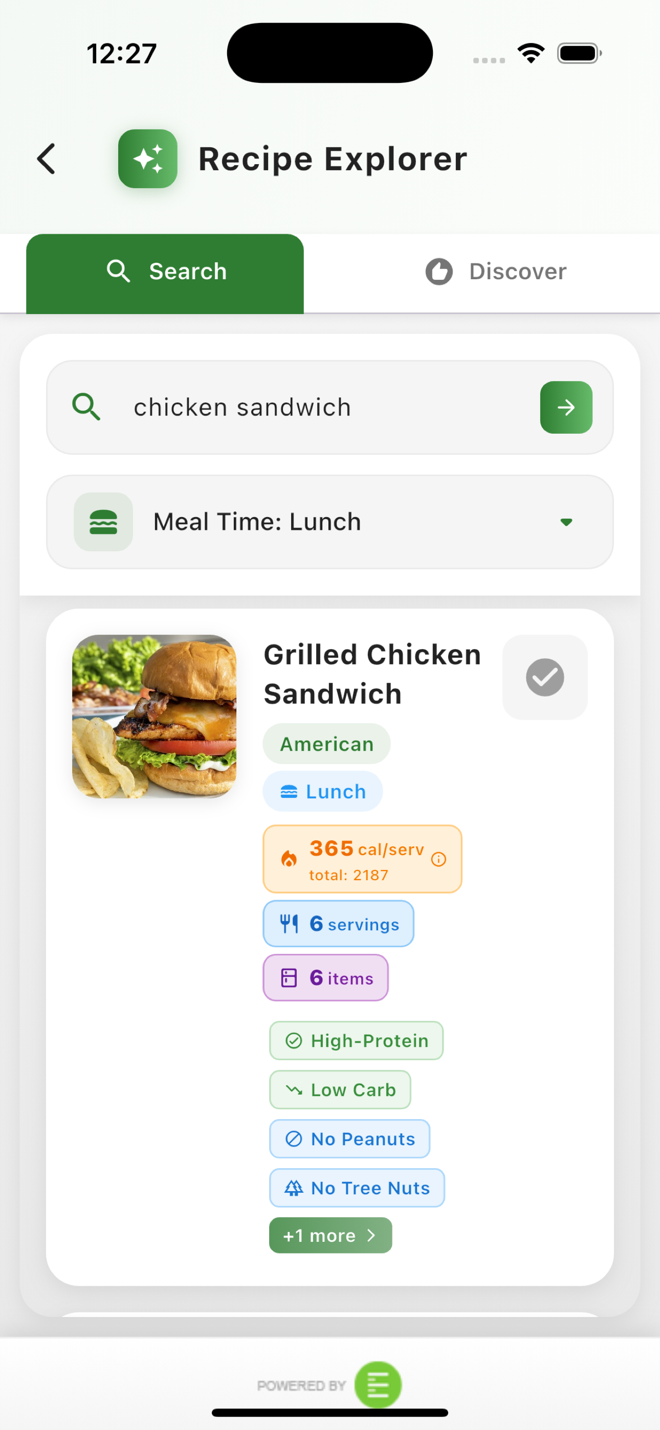 BitePrep Recipe Explorer